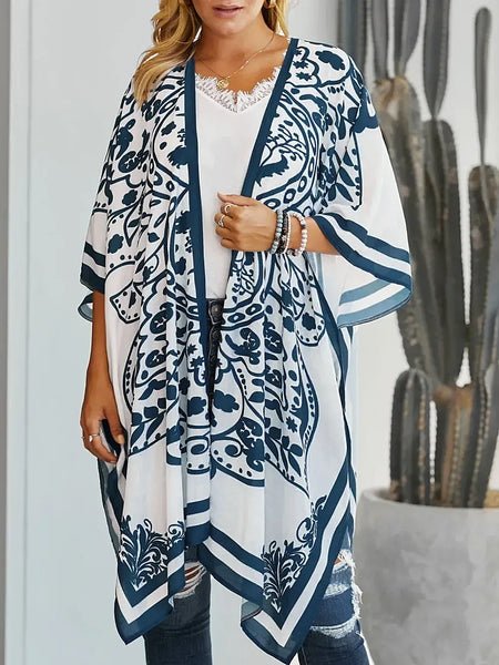 Printed Open Front Cover-Up -