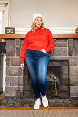 Judy Blue Full Size Washed Thermal Skinny Jeans Plus Size -