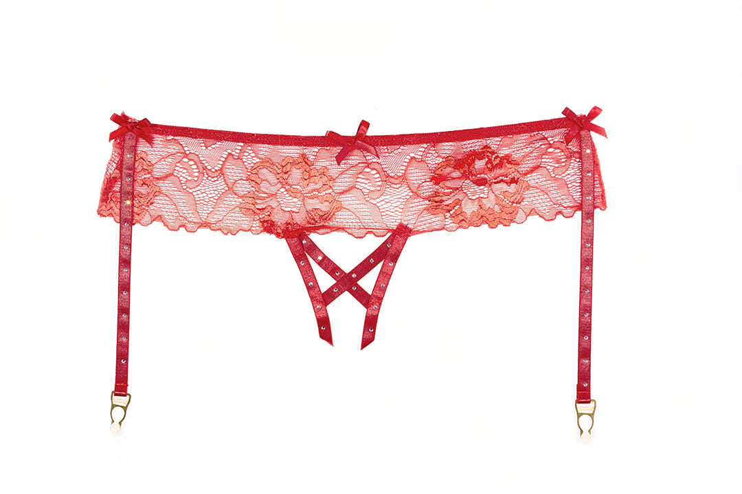 Mira Panty, this flirty little panty is sure to leave him breathless in Red - Panty