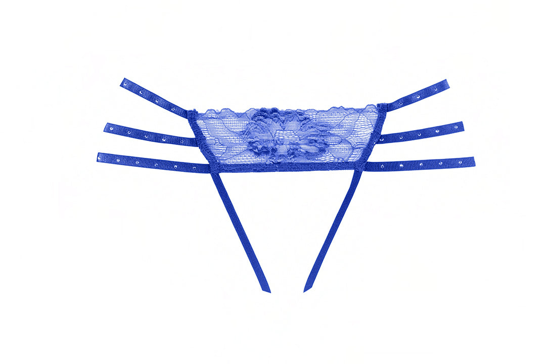 Nicole Panty, Sensually designed to be seductive in Blue-Panty-Allure Lingerie-Blue-One Size-SatinBoutique