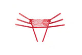 Nicole Panty, Sensually designed to be seductive in Red-Panty-Allure Lingerie-Red-One Size-SatinBoutique