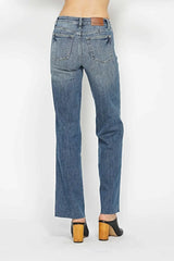 Judy Blue Full Size Tummy Control Straight Jeans -
