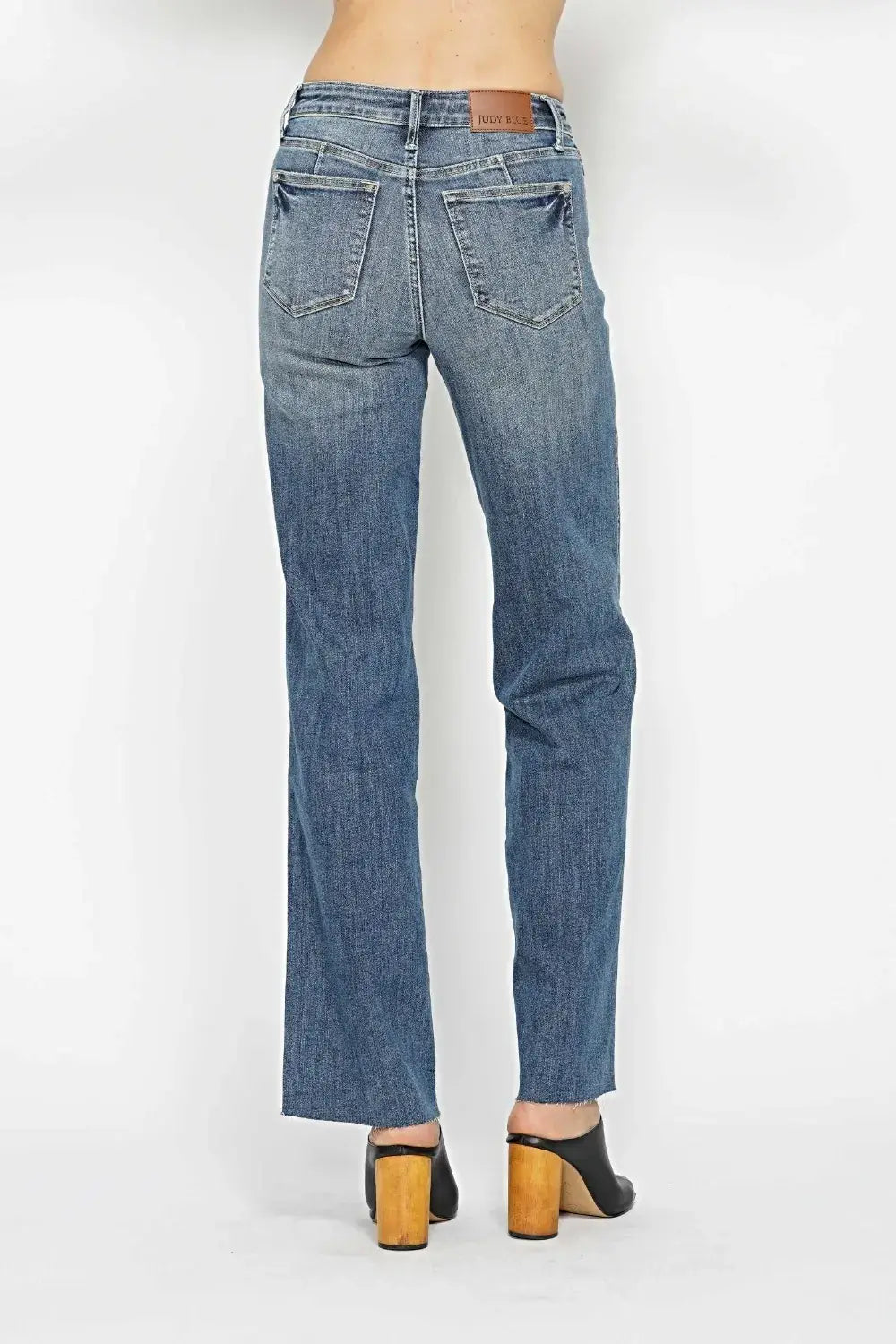 Judy Blue Full Size Tummy Control Straight Jeans -
