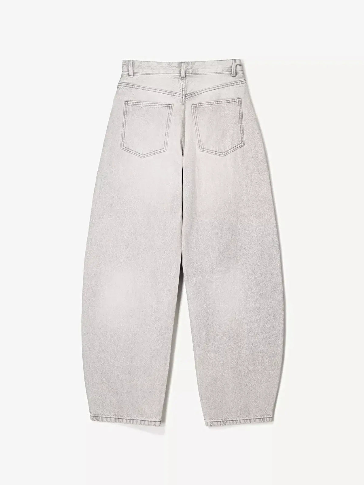 Wide Leg Washed Jeans -