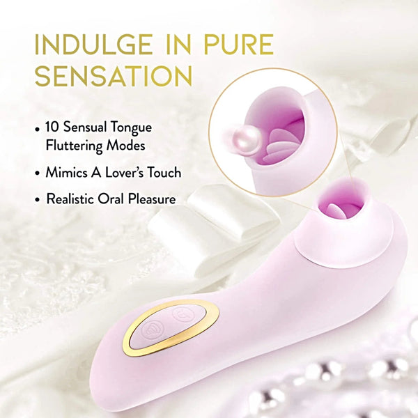 Blush Delice Fleur Suction Vibe - Barely Purple - MATURE