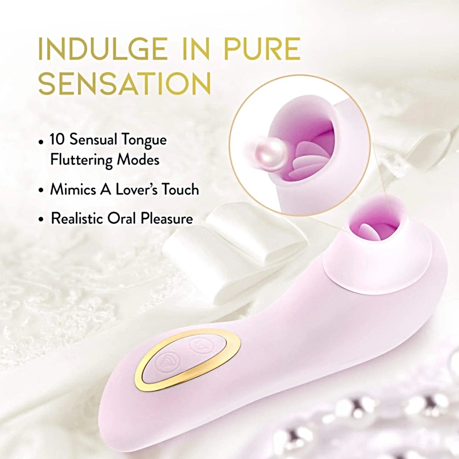 Blush Delice Fleur Suction Vibe - Barely Purple - MATURE