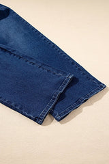 Straight Leg Mid-Rise Shift Jeans -