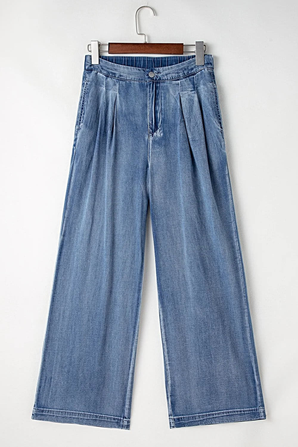 High-Waisted Wide-Leg Jeans -