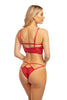 Oh La La Cheri EL-Cherry Strappy Lace Unlined Underwire Bra & Panty Set