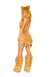 ROMA 4872 - 1 pc The Bashful Lion Faux Fur Womans Costume