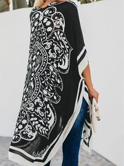 Printed Open Front Cover-Up -
