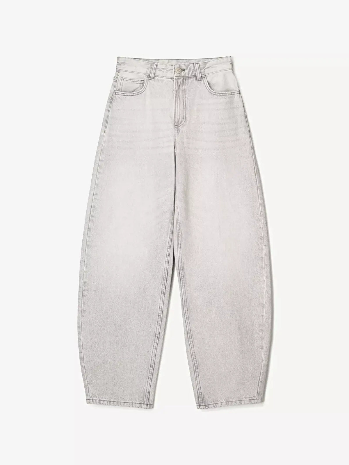 Wide Leg Washed Jeans -