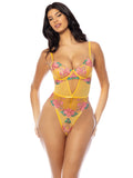 Oh La La Cheri EL-Elisabeth Unlined Underwire Embroidered Teddy