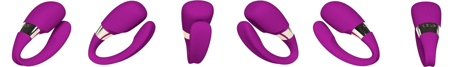 LELO Tiani 3 Remote Controlled Couples Massager in Deep Rose, elegantly displayed to emphasize its sophisticated design for unforgettable intimate moments.