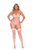 Elegant Moments 55087 – 55087X Stunning 3 PC Set, Bra, Cincher, and Panty