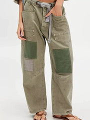 Washed Relaxed Fit Jeans -