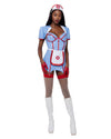 ROMA 6180 - 4PC Retro Nurse Womans Costume