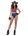 ROMA 6186 - 3PC Sultry Shewolf Womans Costume