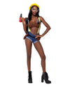 ROMA 6194 - 4PC Work It Construction Hottie Womans Costume