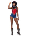 ROMA 6196 - 4PC Western Cowgirl Womans Costume