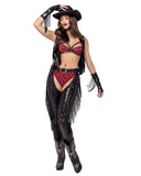 ROMA 6197 - 6PC Saddle-up Cowgirl Womans Costume