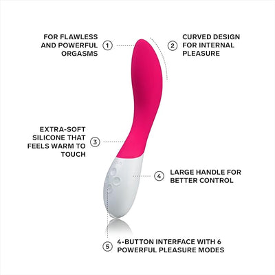 LELO EL-LL7601 LELO Mona 2 g-spot stimulator in Cerise