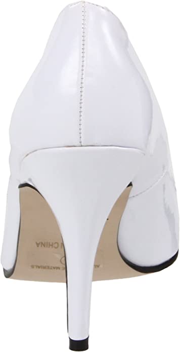 Ellie Shoes E-8400 4 Heel B Width Pump, Black, Red, White-"B" Width Pump-Ellie Shoes-SatinBoutique