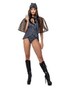 ROMA 6207 - 4 PC Detectives Desire Womans Costume