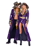 ROMA 6392 - 4 pc Queen Pimp Womans Costume