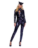 ROMA 6397 - 2 pc Feisty Feline Catwoman Womans Costume