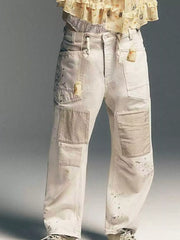 Washed Relaxed Fit Jeans -