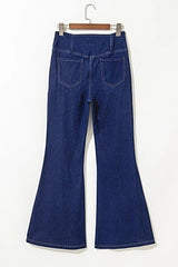 High-Waisted Flare Jeans -