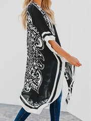 Printed Open Front Cover-Up -