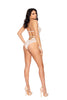 Elegant Moment 77182 – 77182XLace slip on crotchless teddy,strappy front detail