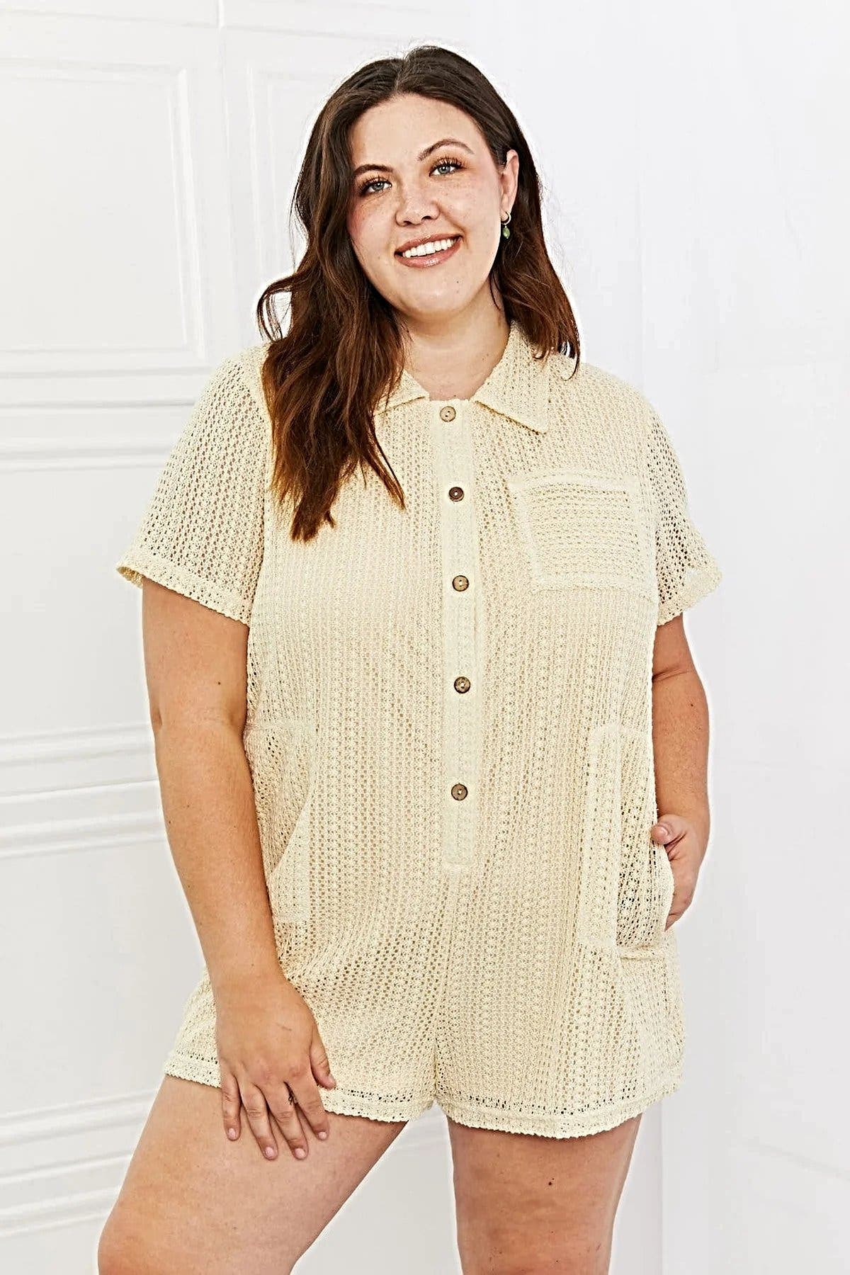 HEYSON Ready For The Day Crochet Romper -