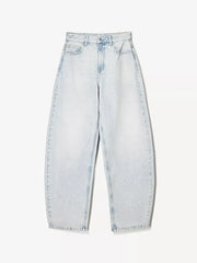 Wide Leg Washed Jeans -