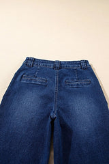 Straight Leg Mid-Rise Shift Jeans -