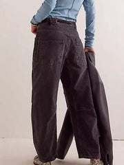 Washed Relaxed Fit Jeans -
