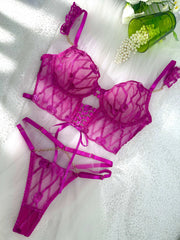 Model elegantly wearing the Adriana Rose Pink Lingerie Set, emphasizing its design features and comfort, perfect for your pink lingerie set collection.