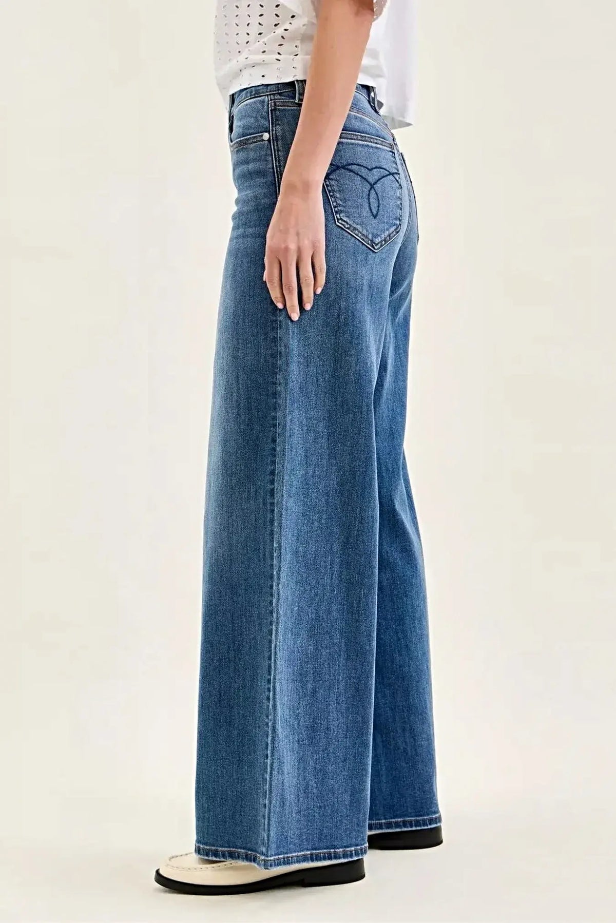 Judy Blue High Waist Palazzo Jeans -