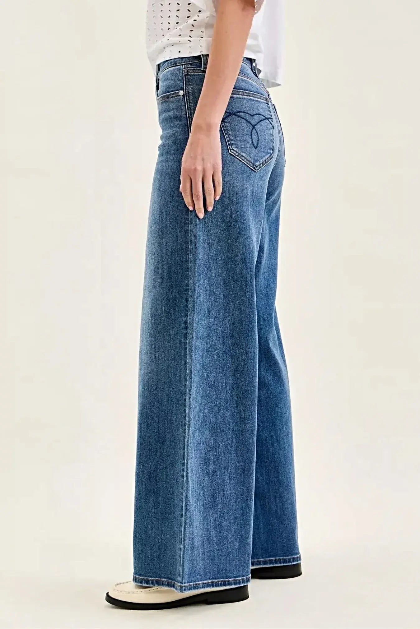 Judy Blue High Waist Palazzo Jeans -