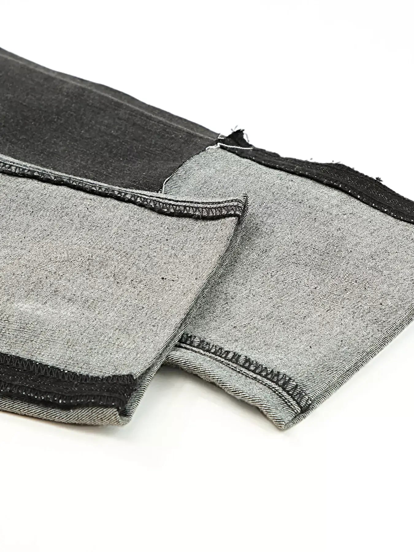 High Waist Distressed Straight Leg Jeans -