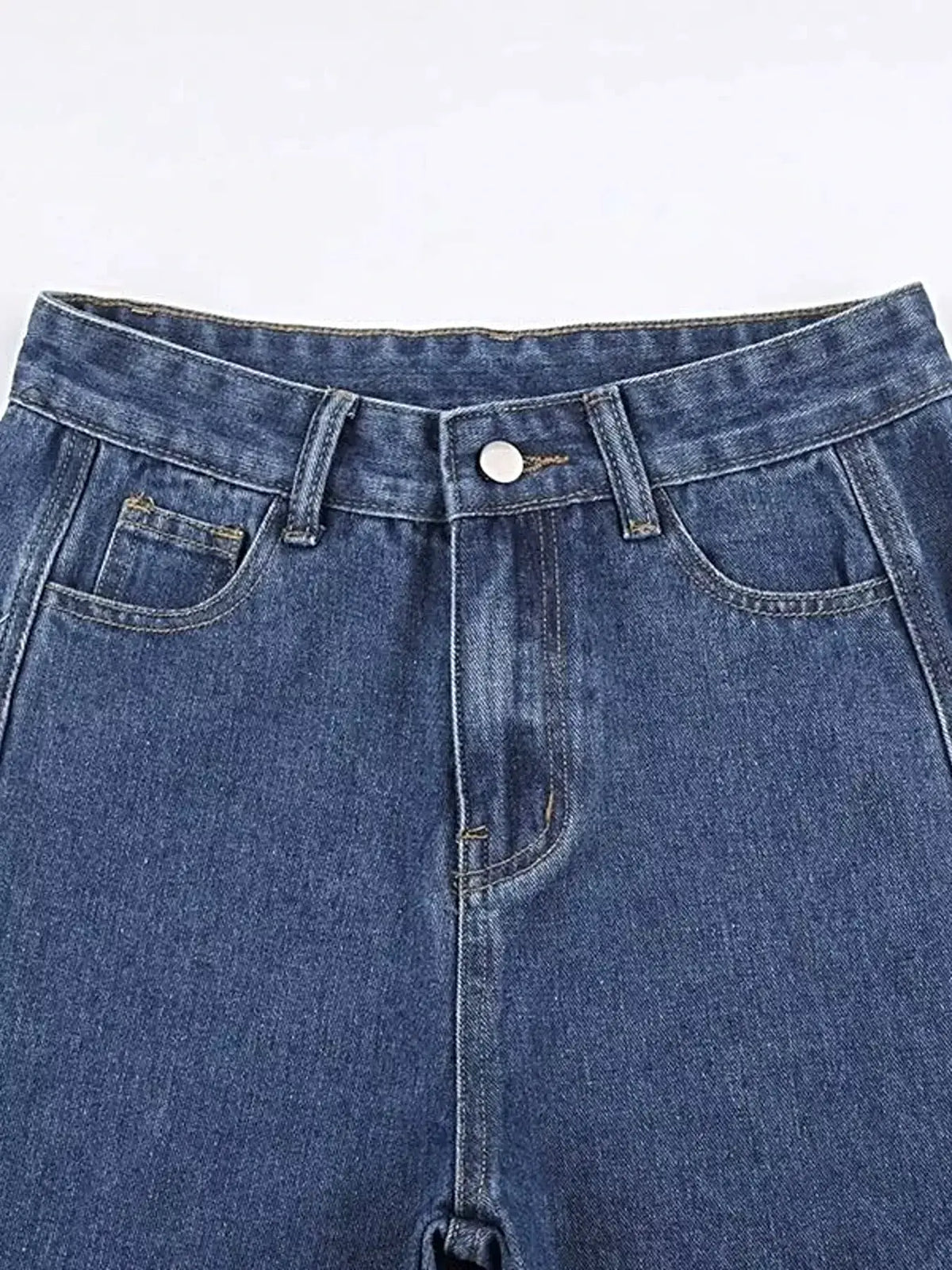 Side Distressed Jeans -