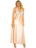 Elegant Moments EM-1969X Lace and charmeuse halter neck gown. Elegant Moments