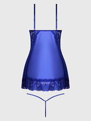 HARLOW LACE & MESH BABYDOLL & G-STRING SET -