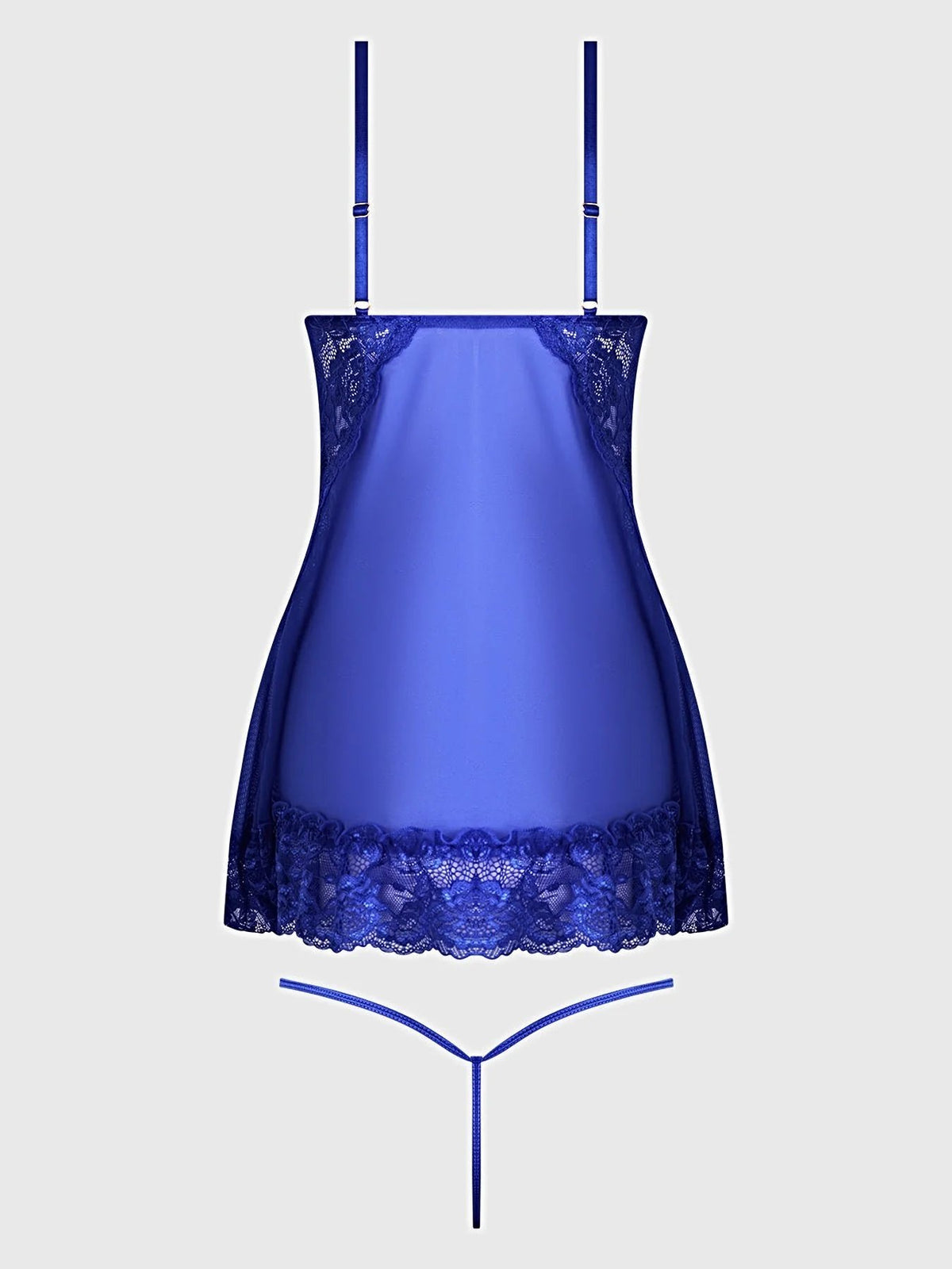 HARLOW LACE & MESH BABYDOLL & G-STRING SET -