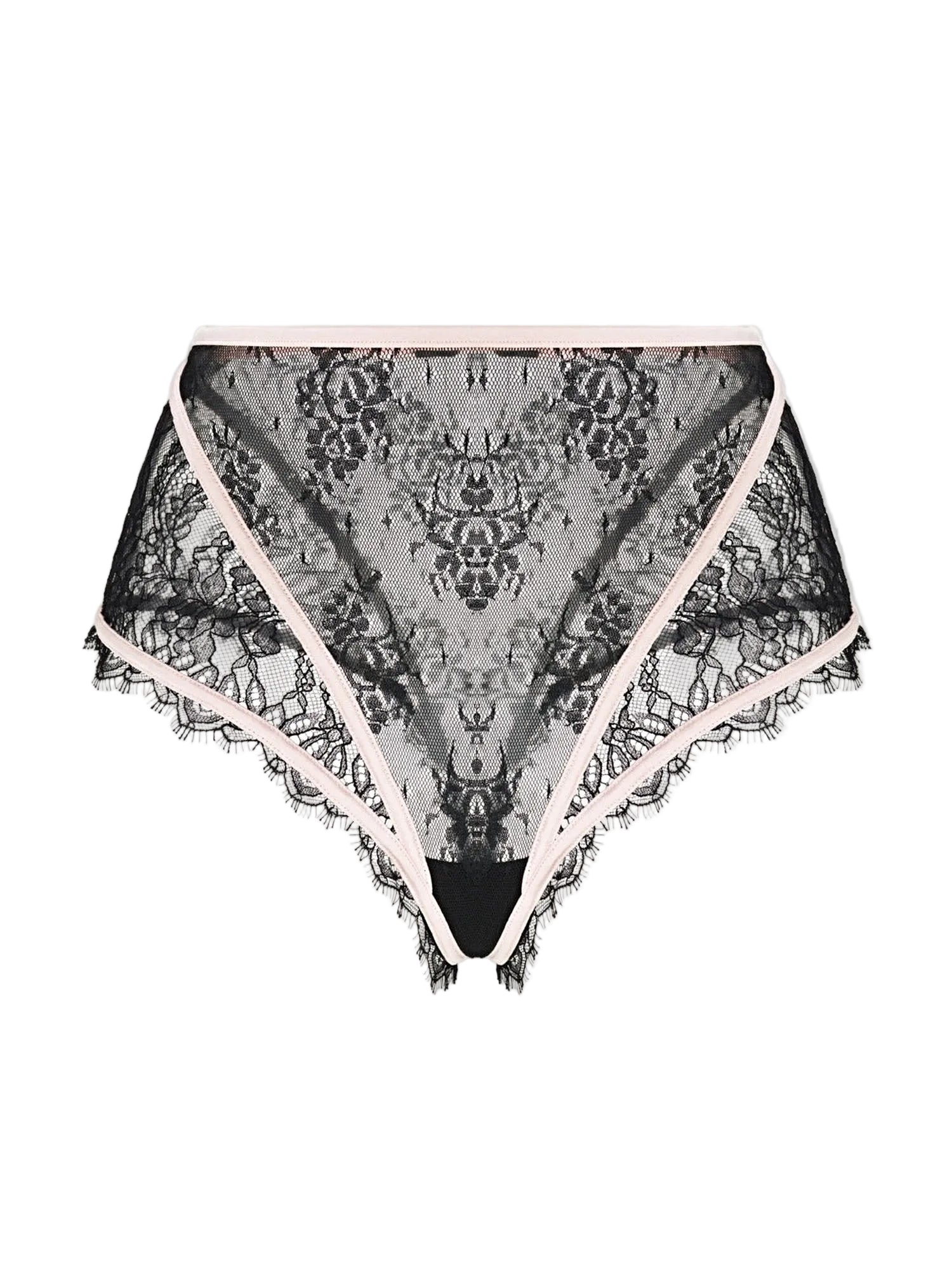 JOCELYN LACE & SATIN HIGH WAIST CHEEKY -