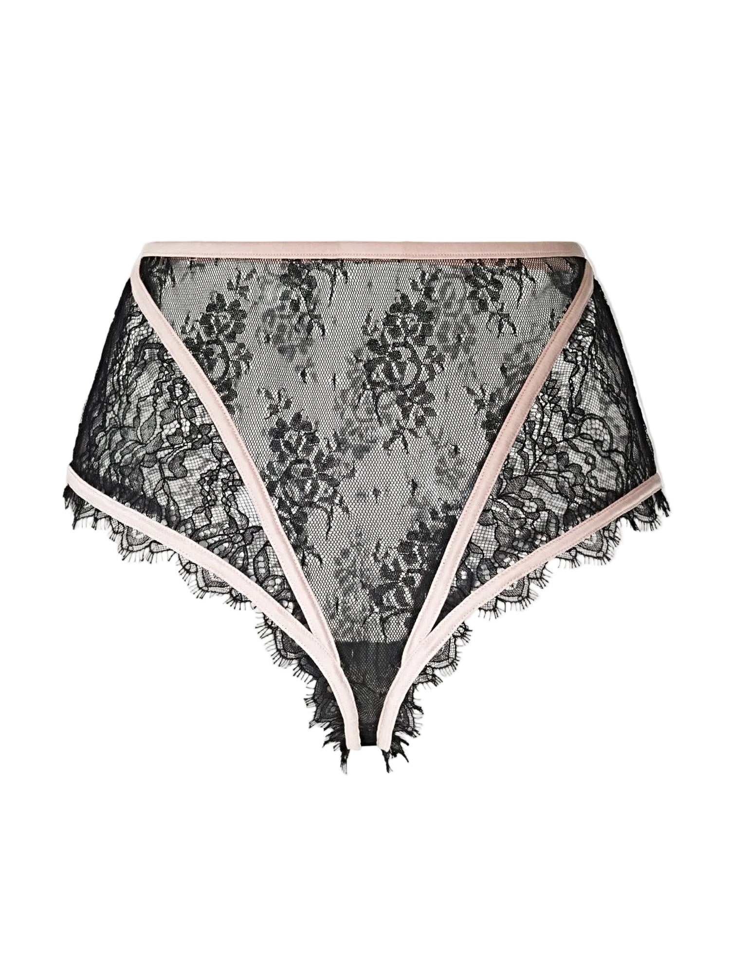 JOCELYN LACE & SATIN HIGH WAIST CHEEKY -
