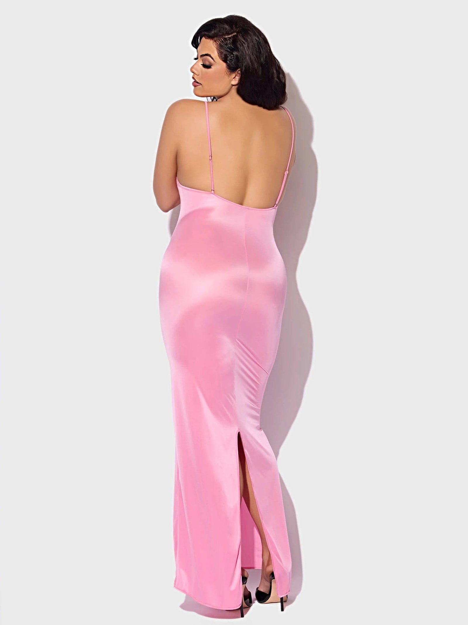 ZOE OIL SLICK MAXI GOWN -