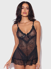KIKI LACE BABYDOL & G-STRING SET -